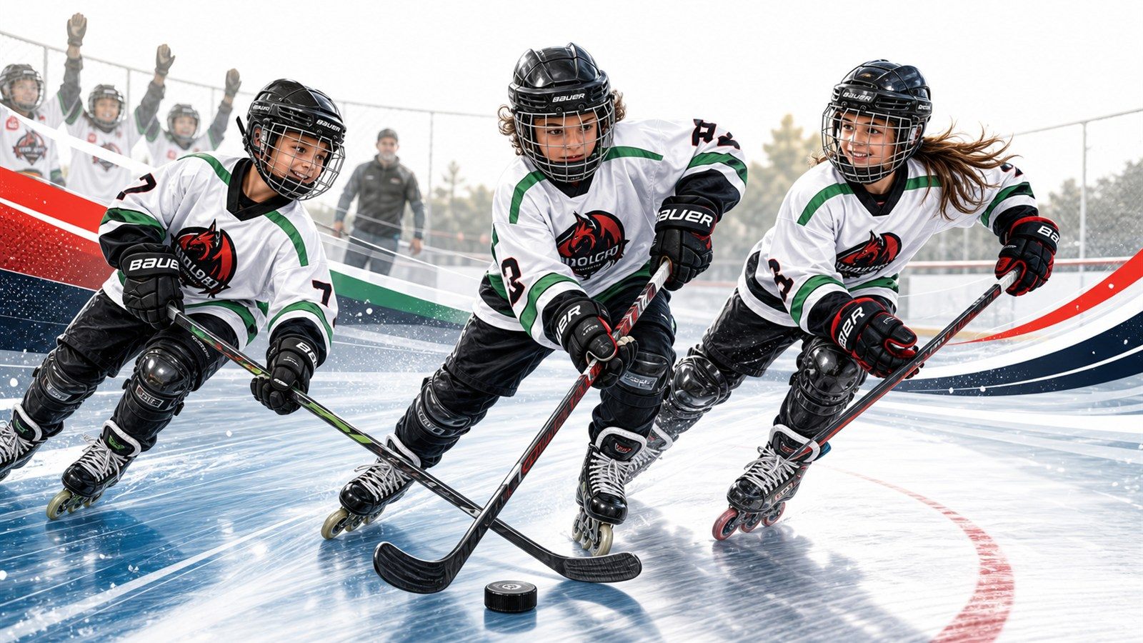Beneficios del hockey línea para niños: coordinación, confianza y equipo